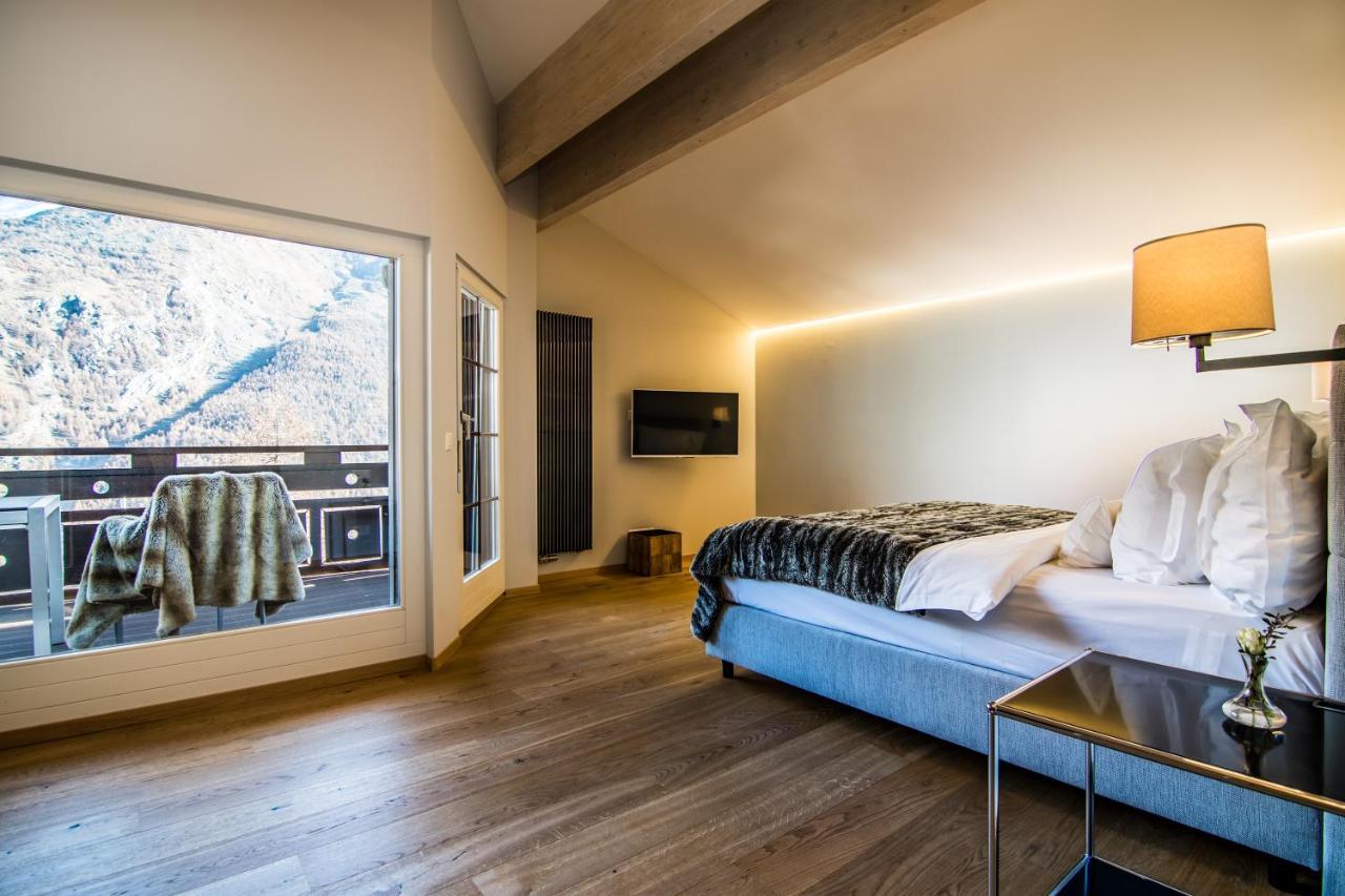 Waldhotel Fletschhorn Panoramic Retreat In Saas Fee Buitenkant foto