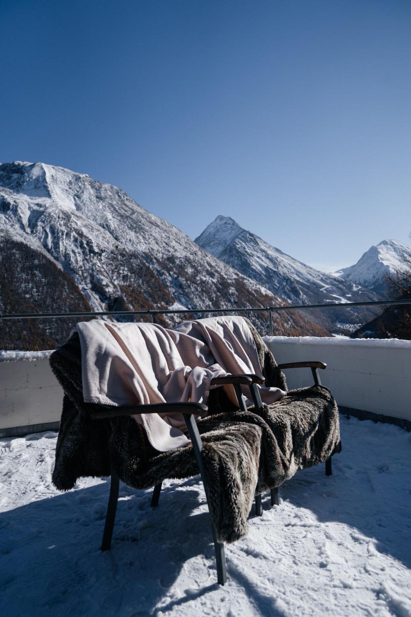 Waldhotel Fletschhorn Panoramic Retreat In Saas Fee Buitenkant foto